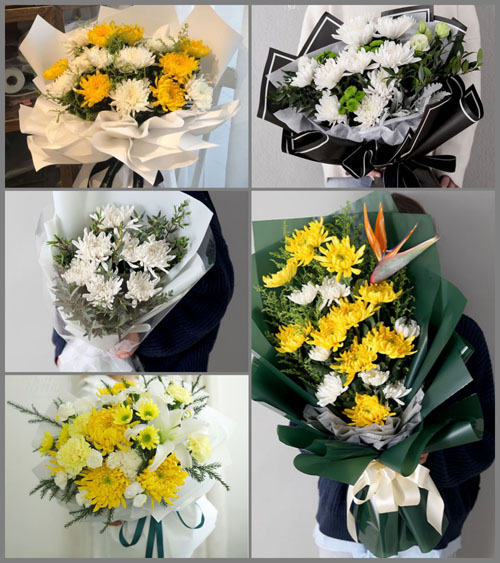 江西赣州信丰县正平镇白事花束代送
